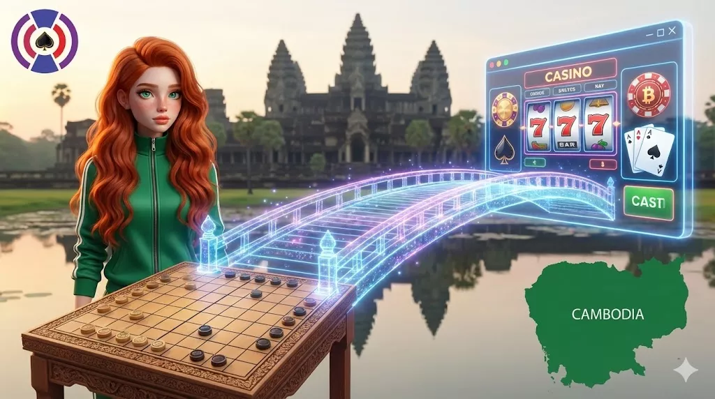 Cambodia — Phnom Penh live casino interior, high-LTV market