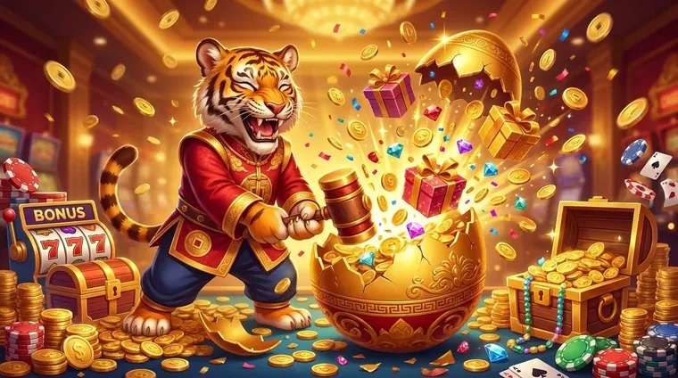 Smash the golden egg to win ₱8,888,888