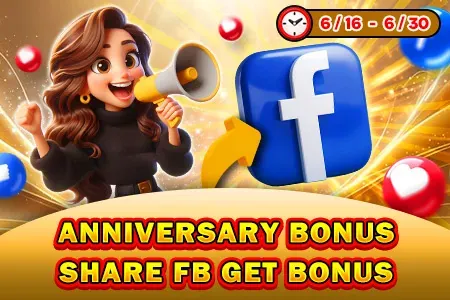 JLK Anniversary BONUS share FB get bonu