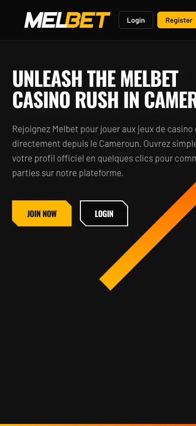 Melbet mobile homepage