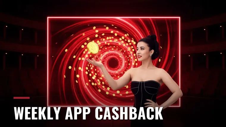 Weekly App Cashback: 10% every week