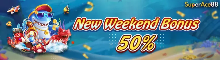 Superace88 New Weekend Bonus 50%