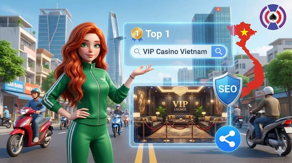 Vietnam — Hanoi VIP casino SEO search ranking visual